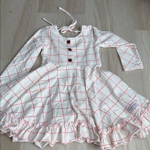 SweetHoney Pink and White Checkered Dress